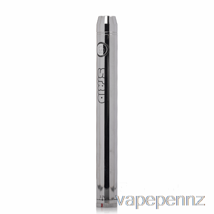 Strio Bottom Twist 510 Battery Chrome VAPE NZ